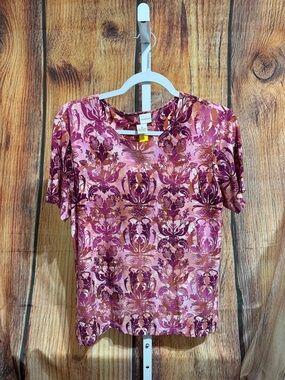 🚨(4/$10) JM Collection Short Sleeve Blouse Size M